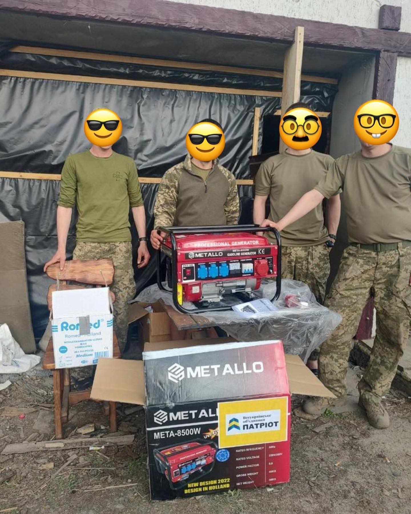 Відправили до підрозділів чергові генератори